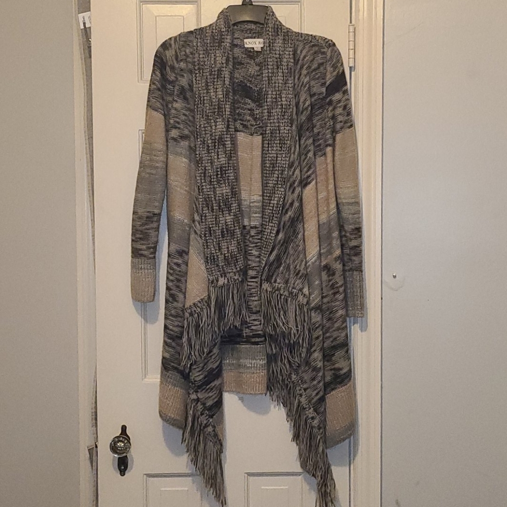 Long sleeve layering kimono sweater